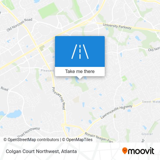 Mapa de Colgan Court Northwest