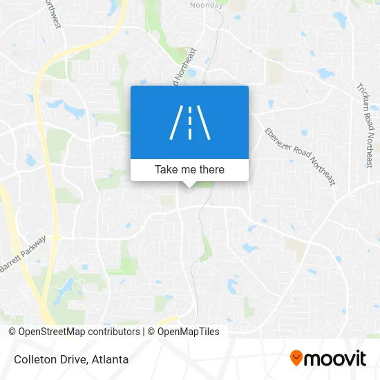 Colleton Drive map