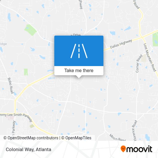 Mapa de Colonial Way