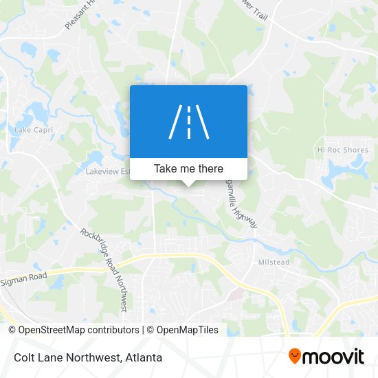 Mapa de Colt Lane Northwest