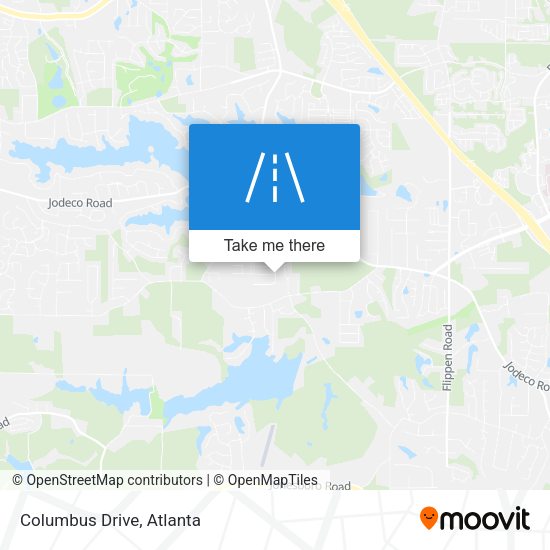 Mapa de Columbus Drive