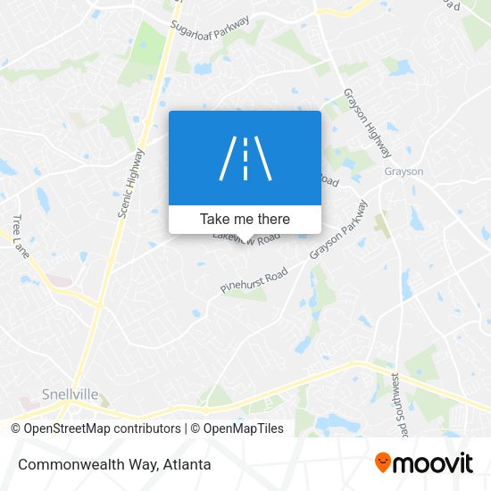 Mapa de Commonwealth Way