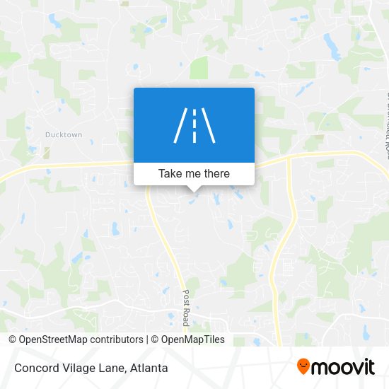 Mapa de Concord Vilage Lane