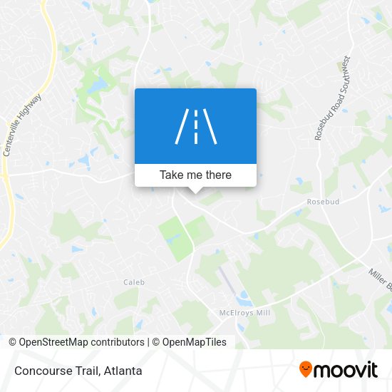 Mapa de Concourse Trail