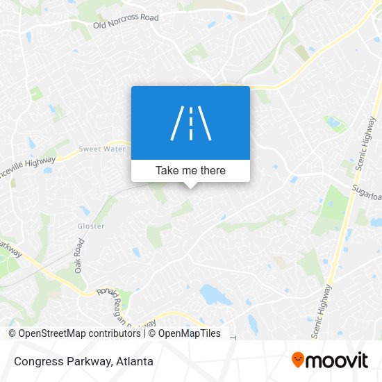 Congress Parkway map