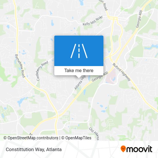 Mapa de Constittution Way