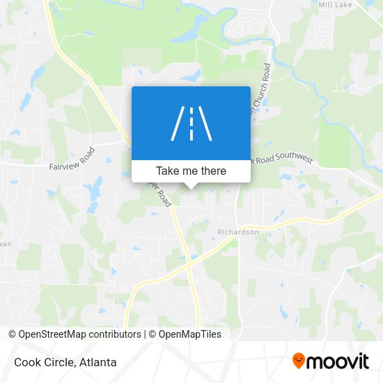 Mapa de Cook Circle