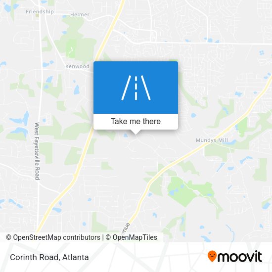 Mapa de Corinth Road