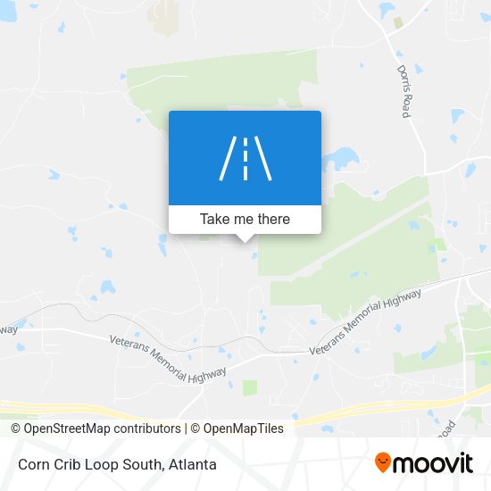 Mapa de Corn Crib Loop South