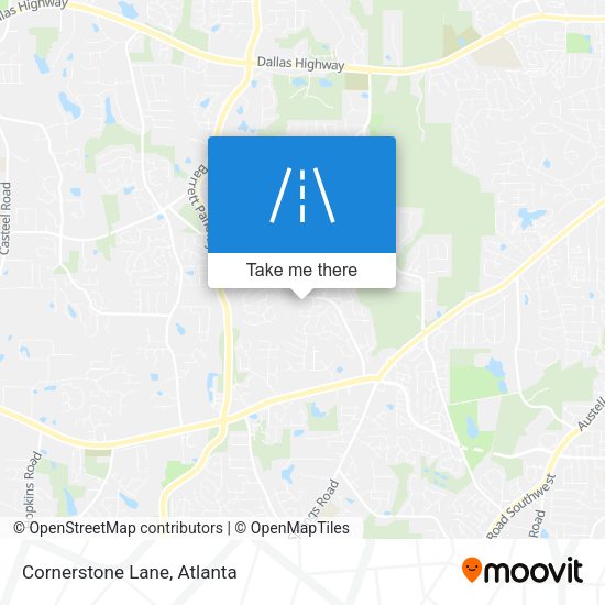 Mapa de Cornerstone Lane