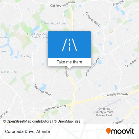 Mapa de Coronada Drive