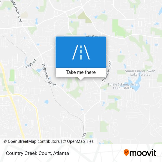 Country Creek Court map