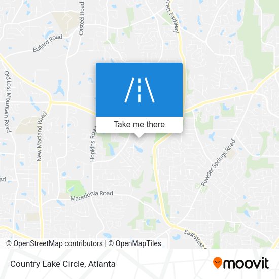 Mapa de Country Lake Circle
