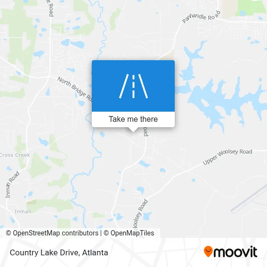 Country Lake Drive map