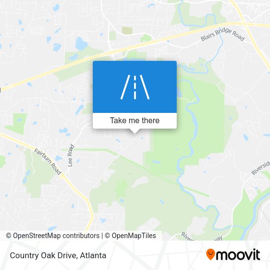 Mapa de Country Oak Drive