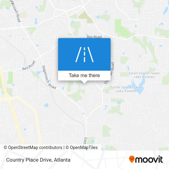 Mapa de Country Place Drive