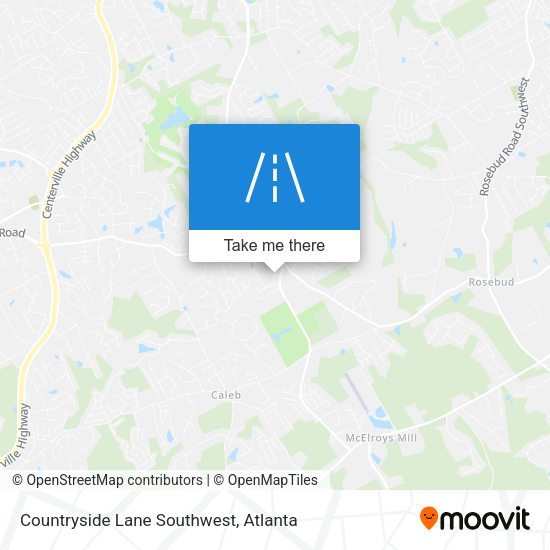 Mapa de Countryside Lane Southwest