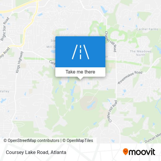 Mapa de Coursey Lake Road