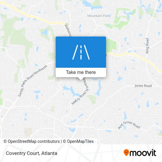 Mapa de Coventry Court