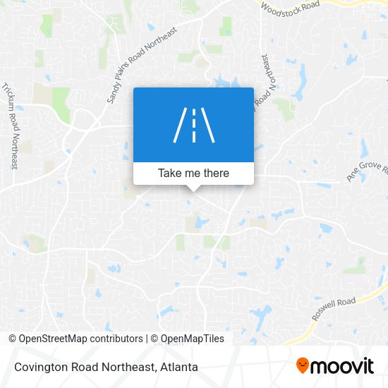 Covington Road Northeast map