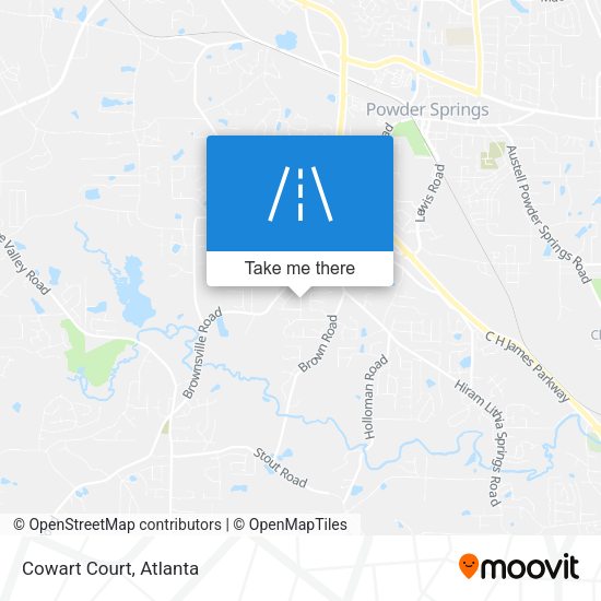 Mapa de Cowart Court