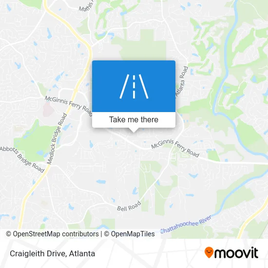 Craigleith Drive map