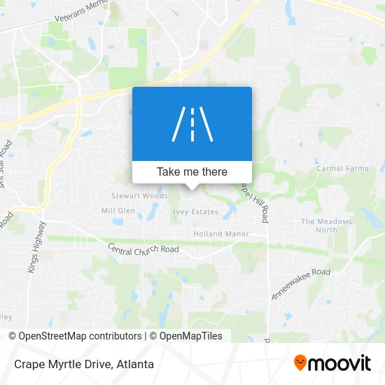 Crape Myrtle Drive map