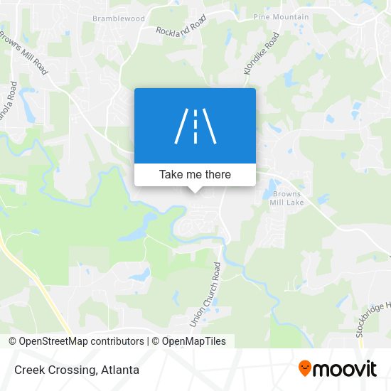 Mapa de Creek Crossing