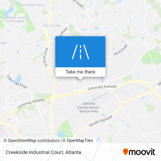 Creekside Industrial Court map