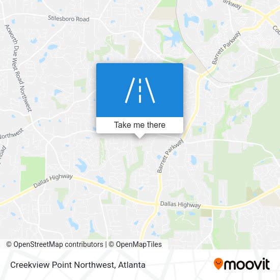 Creekview Point Northwest map