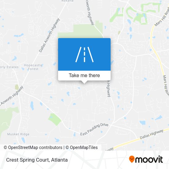 Mapa de Crest Spring Court