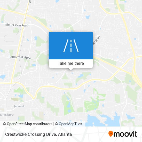 Mapa de Crestwicke Crossing Drive