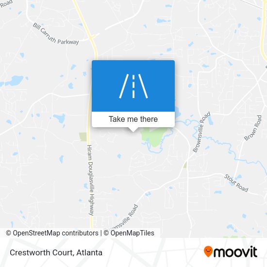Mapa de Crestworth Court