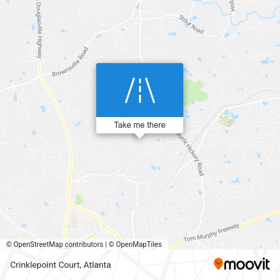 Mapa de Crinklepoint Court