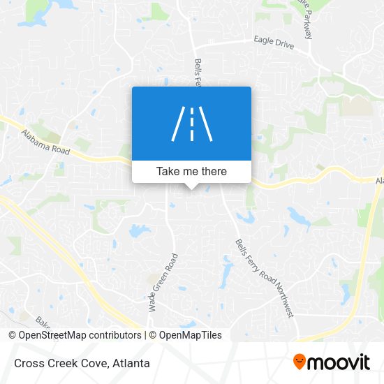 Mapa de Cross Creek Cove