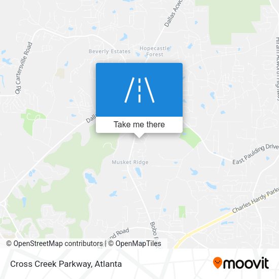 Mapa de Cross Creek Parkway