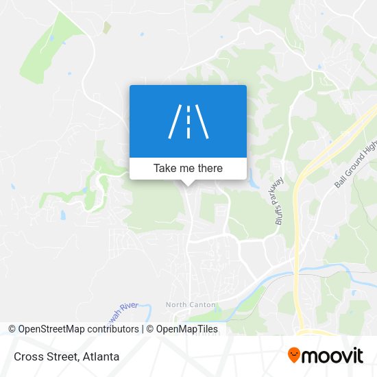 Mapa de Cross Street