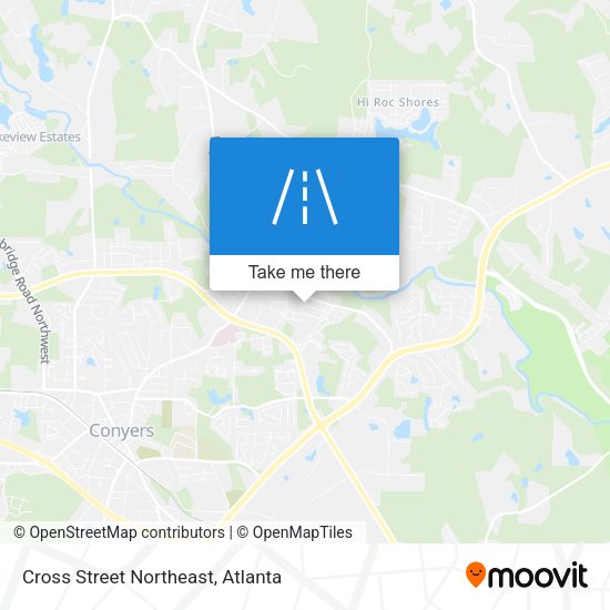 Cross Street Northeast map