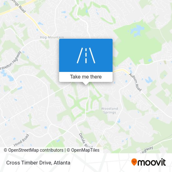 Mapa de Cross Timber Drive