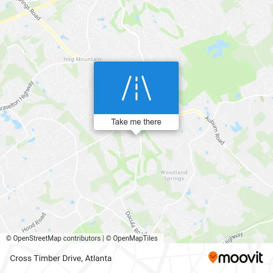 Cross Timber Drive map