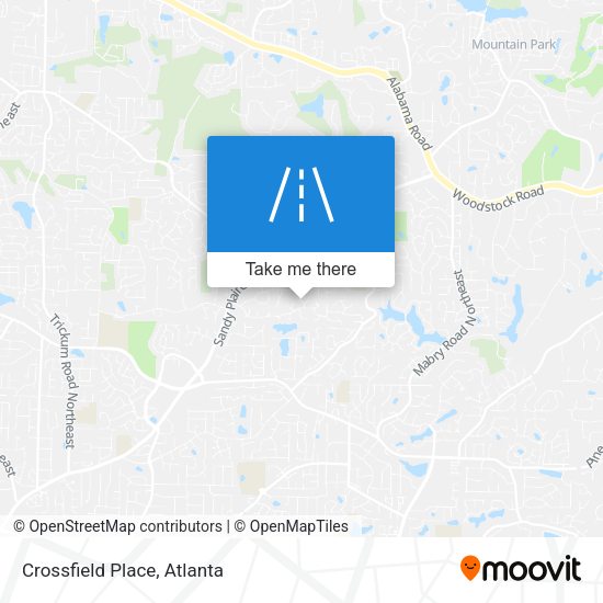 Mapa de Crossfield Place