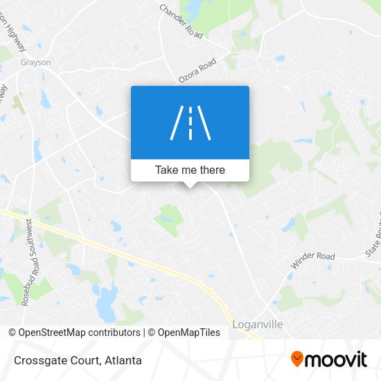 Mapa de Crossgate Court