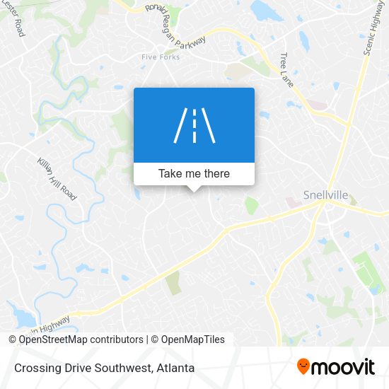 Mapa de Crossing Drive Southwest