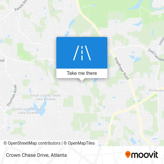 Crown Chase Drive map