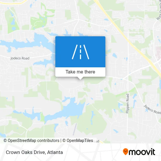 Crown Oaks Drive map