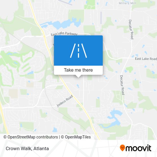 Mapa de Crown Walk