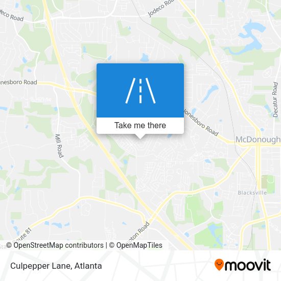 Mapa de Culpepper Lane