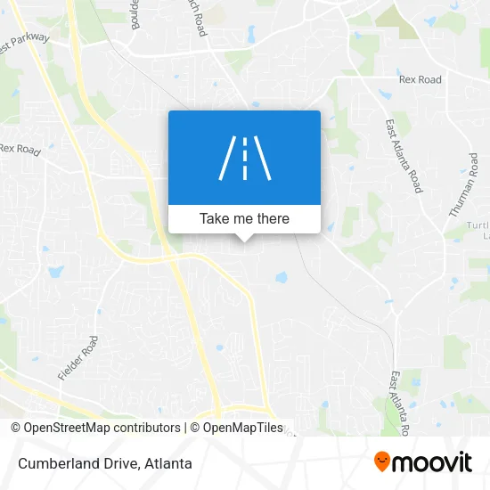 Cumberland Drive map
