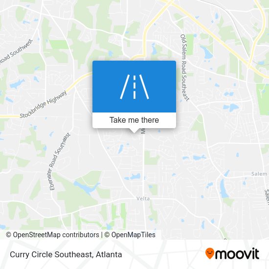 Curry Circle Southeast map