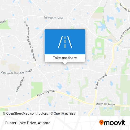 Mapa de Custer Lake Drive